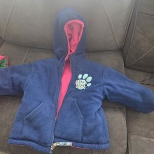 Reversible Blues Clues Vintage Hooded Jacket